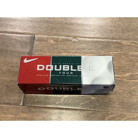 Vintage Nike Double C Tour Pro #1 Golf balls 3 pack 2001 Made In USA NEW - Picture 2 of 6